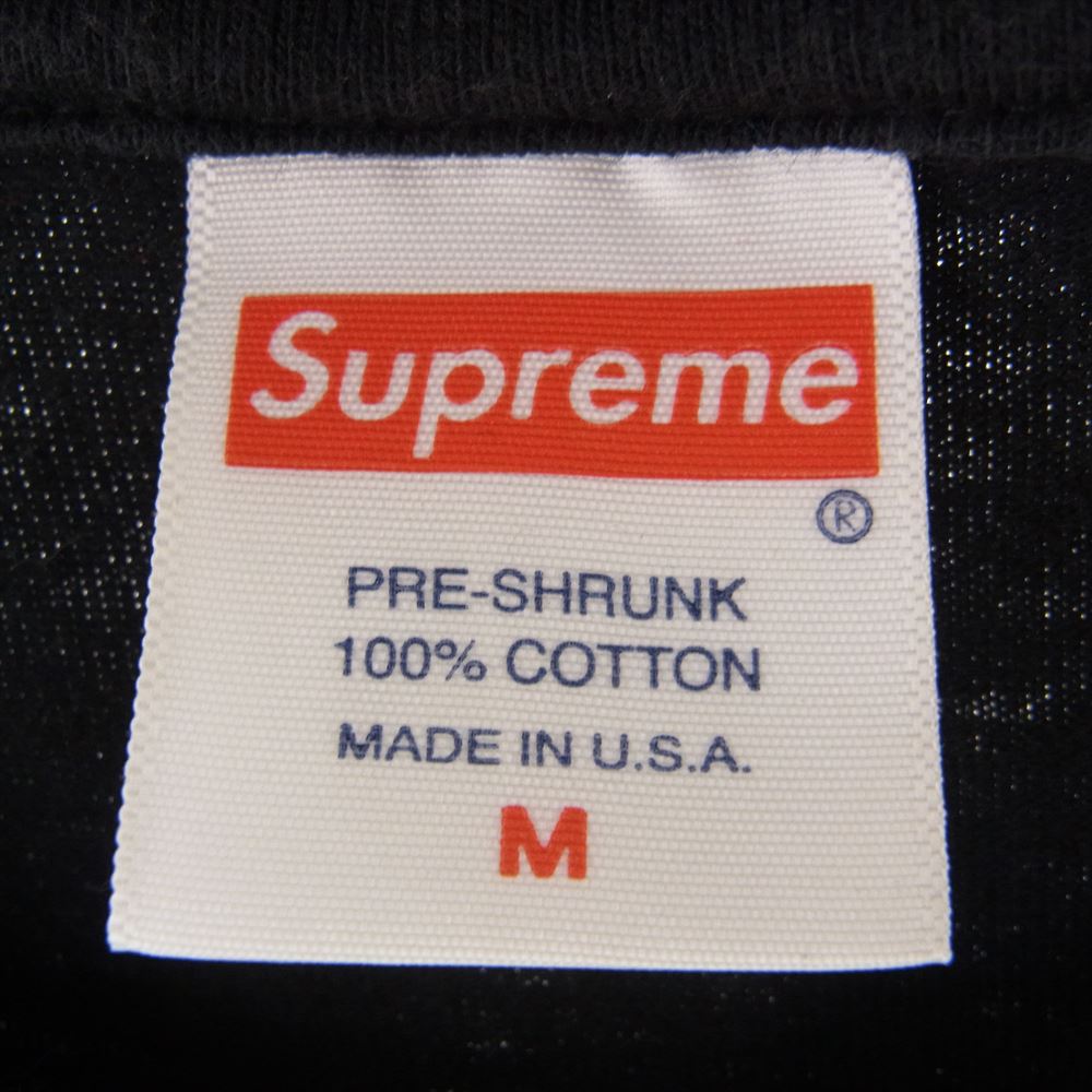 Supreme シュプリーム 21AW Thrasher スラッシャー Multi Logo L/S Tee マルチロゴ 長袖 Tシャツ ブラック系 M【中古】
