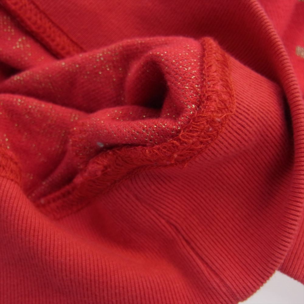 Supreme シュプリーム 19SS Metallic Jacquard Crewneck メタリック ジャガード クルーネック レッド系 M【中古】