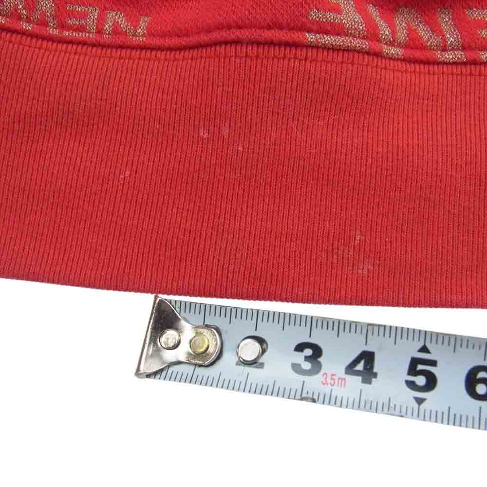 Supreme シュプリーム 19SS Metallic Jacquard Crewneck メタリック ジャガード クルーネック レッド系 M【中古】