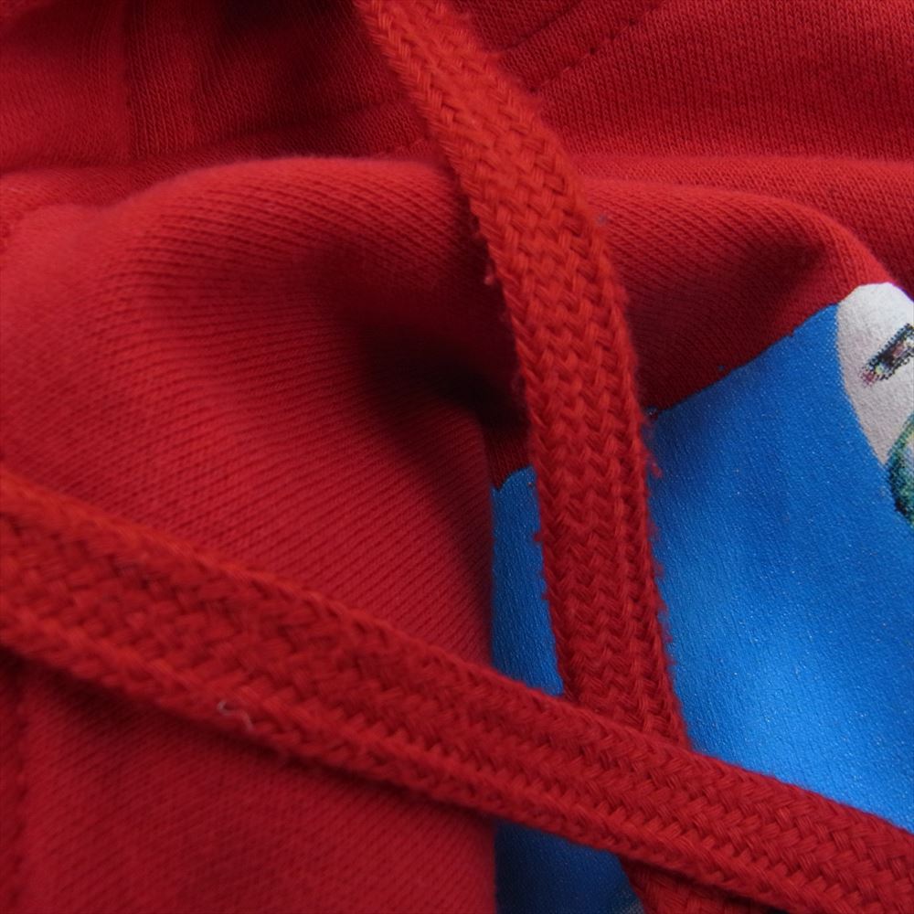 Supreme シュプリーム 18AW The North Face Hooded Sweatshirt ノース フェイス フォト フーデッド スウェットシャツ プルオーバー パーカー レッド系 M【中古】