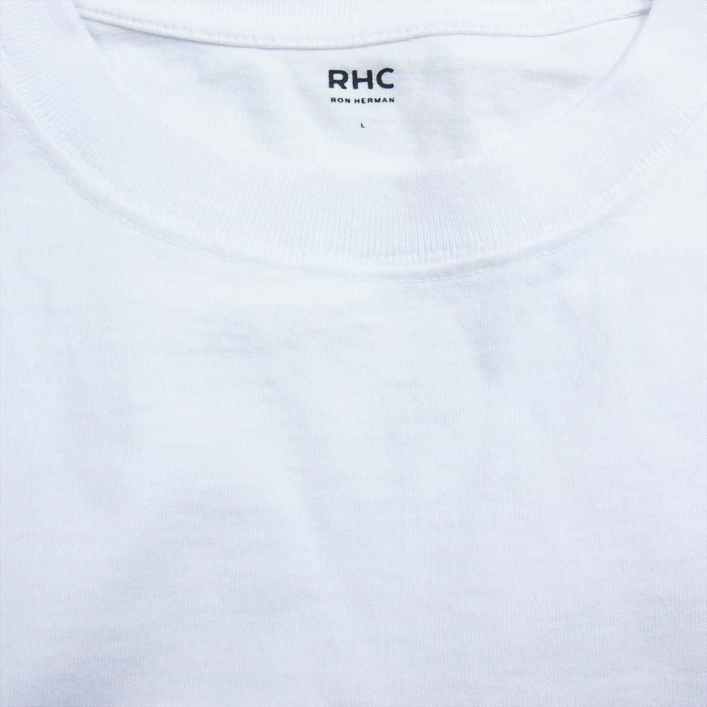 Ron Herman ロンハーマン 2920900412 RHC Ｗide Pocket Tee ワイド ポケット クルーネック 半袖 Tシャツ ホワイト ホワイト系 L【美品】【中古】