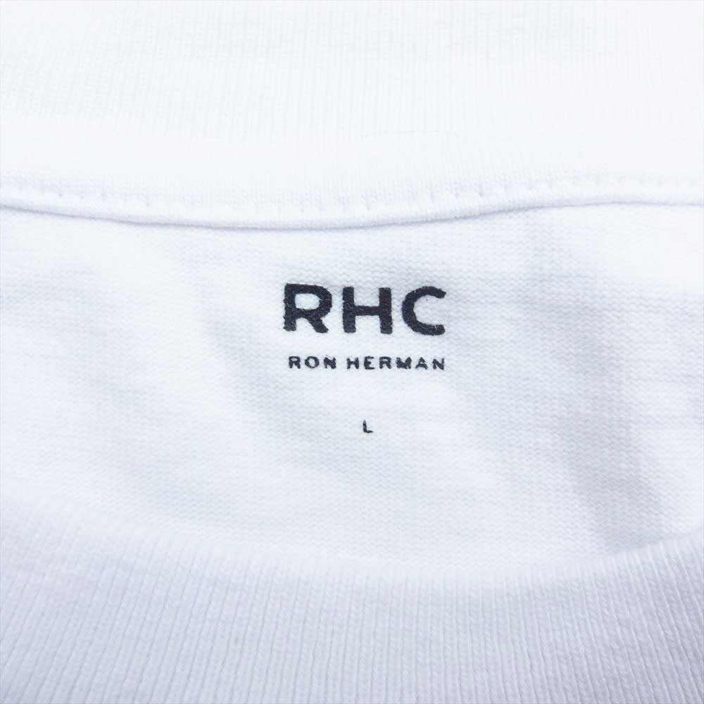 Ron Herman ロンハーマン 2920900412 RHC Ｗide Pocket Tee ワイド ポケット クルーネック 半袖 Tシャツ ホワイト ホワイト系 L【美品】【中古】