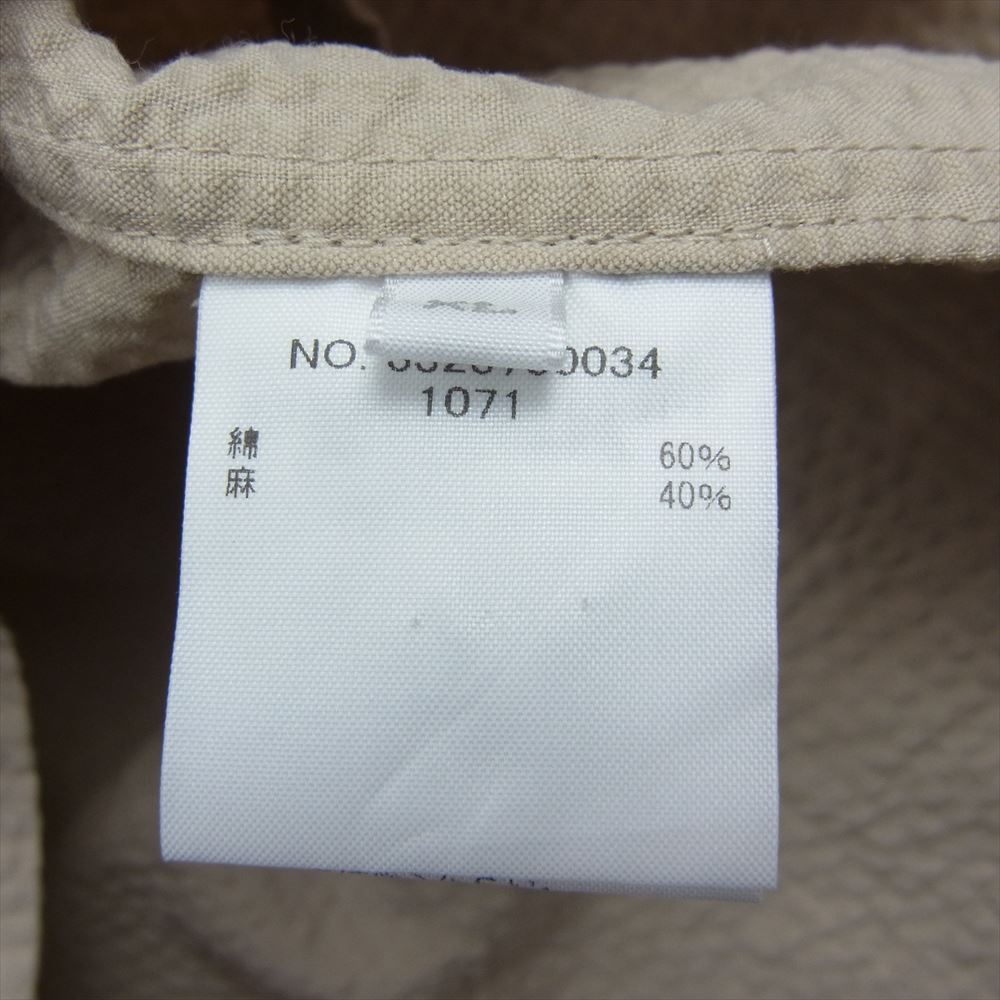 Ron Herman ロンハーマン 3320700034 シアサッカー ストライプ 半袖 シャツ ベージュ系 XL【中古】