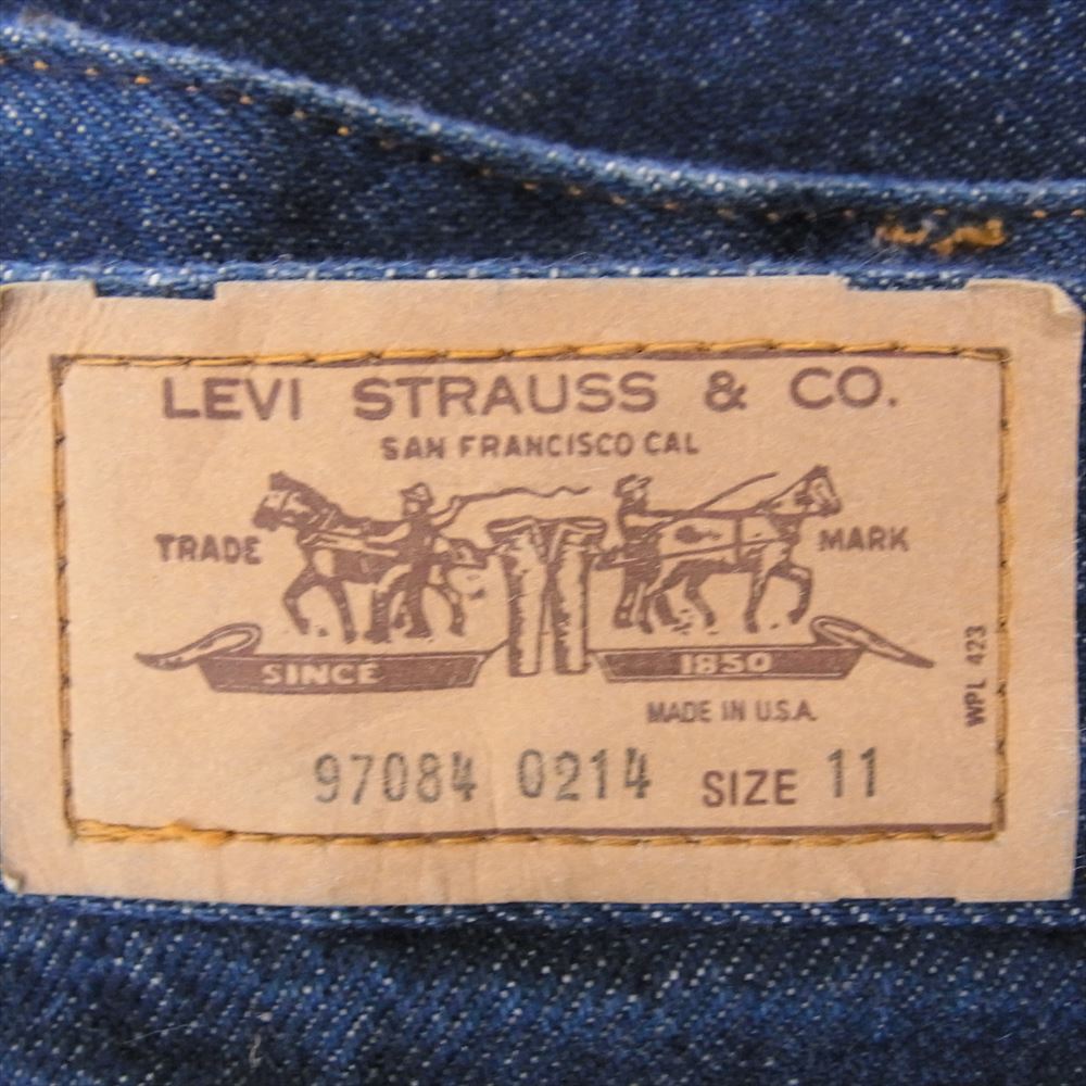 Levi's リーバイス 970840214 DENIM SKIRT デニム スカート インディゴブルー系 11【中古】