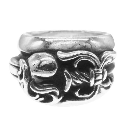 CHROME HEARTS クロムハーツ（原本無） DAGGER HEART ダガー ハート リング シルバー系 21号【中古】