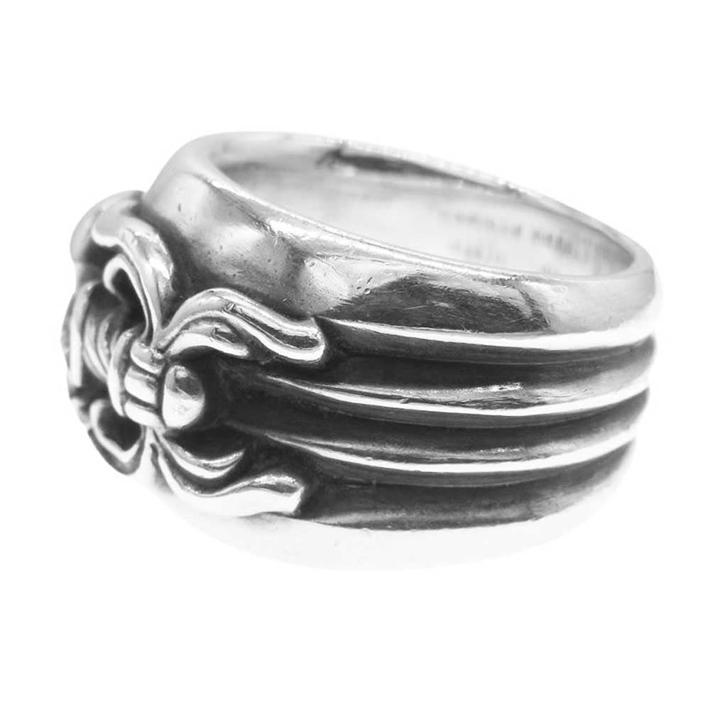 CHROME HEARTS クロムハーツ（原本無） DAGGER HEART ダガー ハート リング シルバー系 21号【中古】