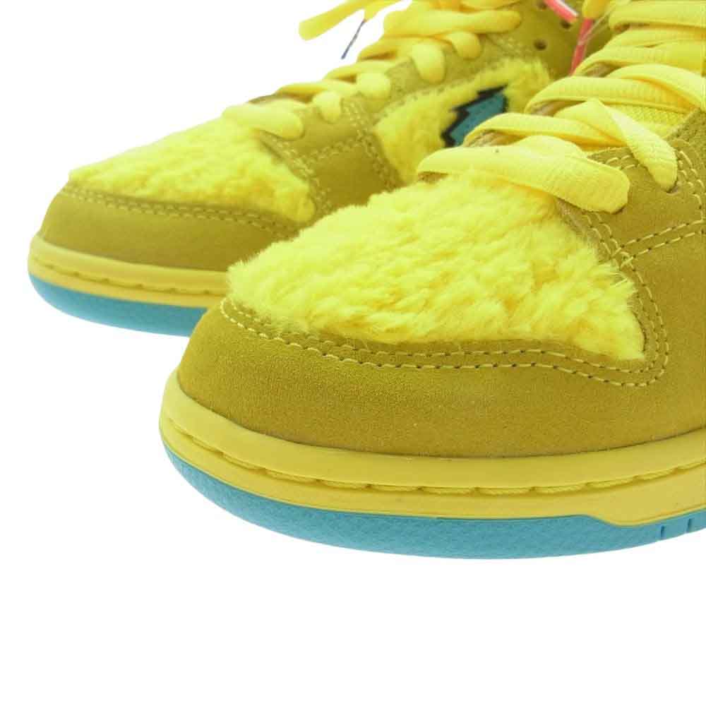 NIKE ナイキ CJ5378-700 × Grateful Dead グレイトフルデッドベアーズ SB Dunk Low Yellow Bear SB ダンク ロー イエローベア スニーカー イエロー系 24cm【美品】【中古】