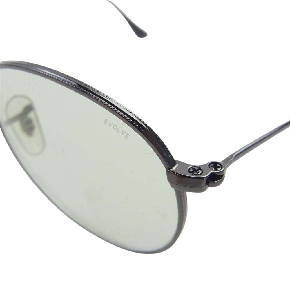 Ray-Ban レイバン RB3447 ROUND METAL ラウンド メタル 眼鏡 サングラス アイウェア メタルブラック系 50□21【中古】
