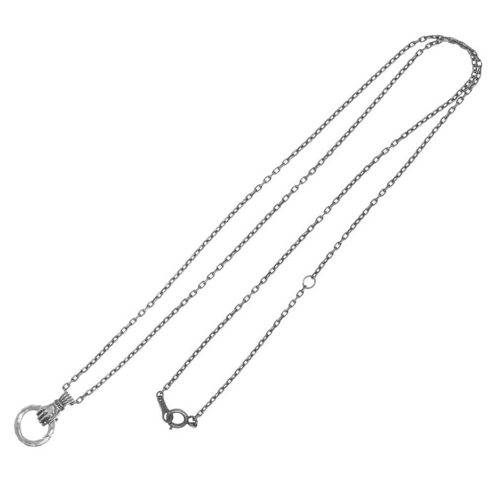 agete アガット ハンド シルバー ネックレス シルバー系【中古】