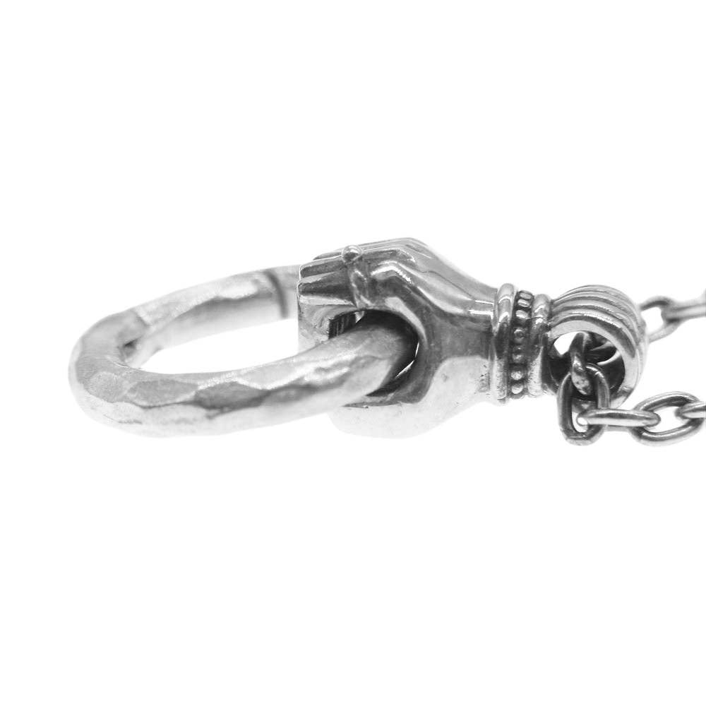 agete アガット ハンド シルバー ネックレス シルバー系【中古