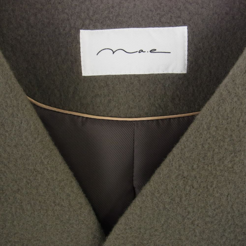 ナエ N-83406 Boucle Half Coat ハーフ コート　ジャケット ブラウングレー系 FREE【新古品】【未使用】【中古】