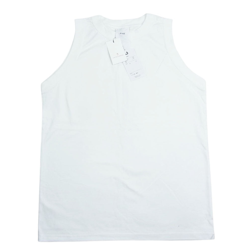 HYKE ハイク NC3-011 UNITED ARROWS ユナイテッドアローズ別注 ノースリーブ カットソー ホワイト ホワイト系 1【美品】【中古】