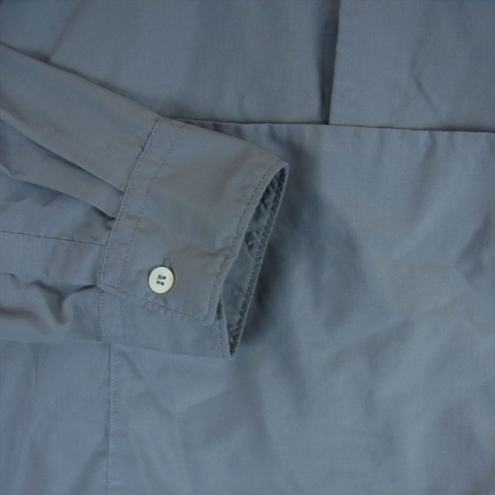 COMME des GARCONS HOMME DEUX コムデギャルソンオムドゥ 23SS AD2022 DK-B051 カンガルーポケット デザイン 長袖 シャツ グレー系 L【中古】