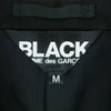 BLACK COMME des GARCONS ブラックコムデギャルソン AD2017 1T-J029 ウール シングル タキシード テーラード ジャケット ブラック系 M【中古】