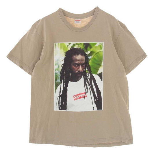 Supreme シュプリーム 19SS Buju Banton Tee ブジュバントン 半袖 プリント Tシャツ ライトブラウン系 M【中古】