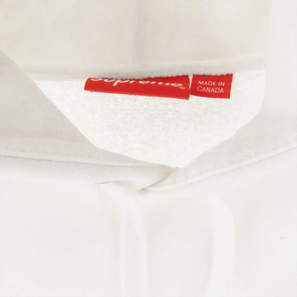 Supreme シュプリーム 20AW S Logo Hooded Sweatshirt Sロゴ フーデッド スウェットシャツ パーカー オフホワイト系 M【中古】