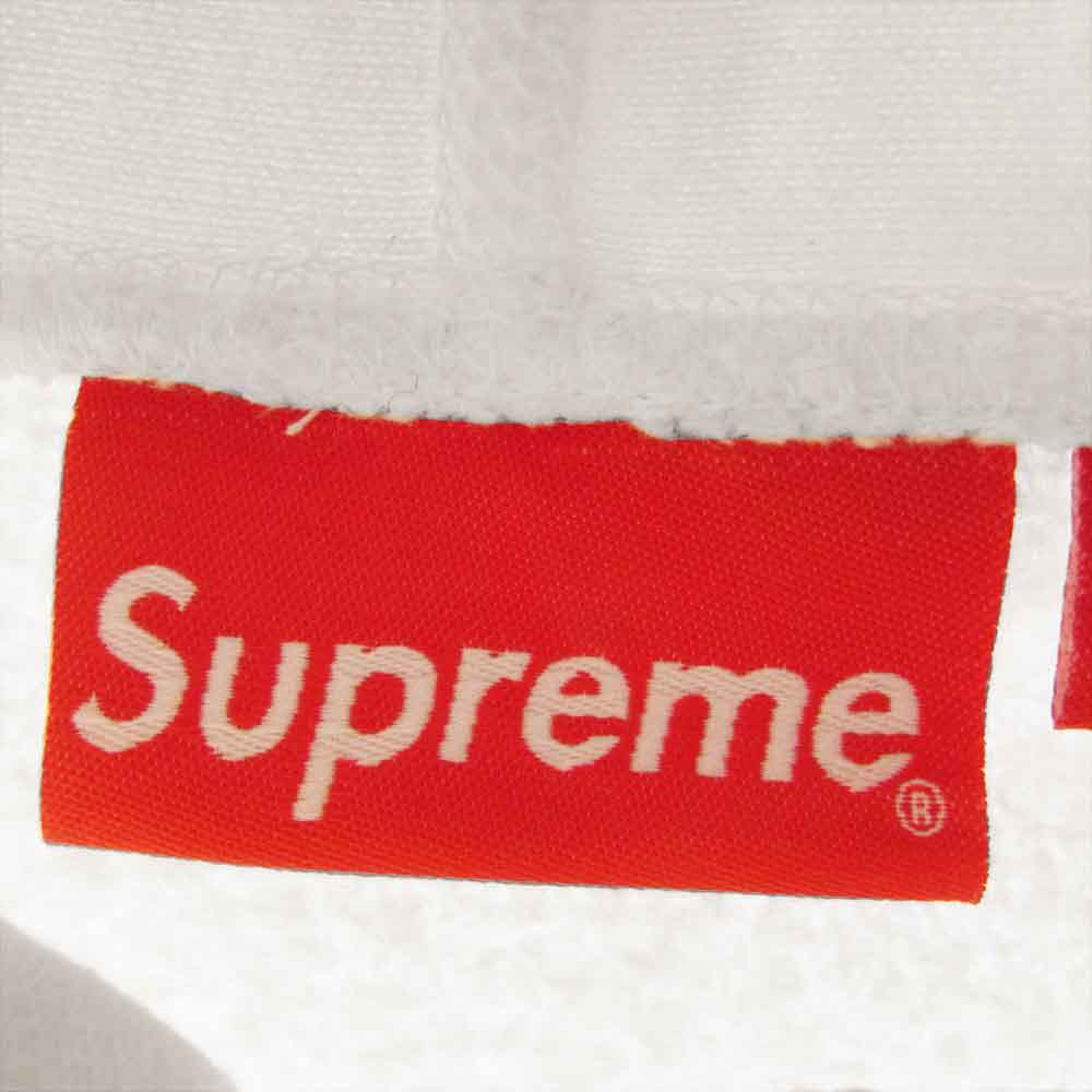 Supreme シュプリーム 20AW S Logo Hooded Sweatshirt Sロゴ フーデッド スウェットシャツ パーカー オフホワイト系 M【中古】