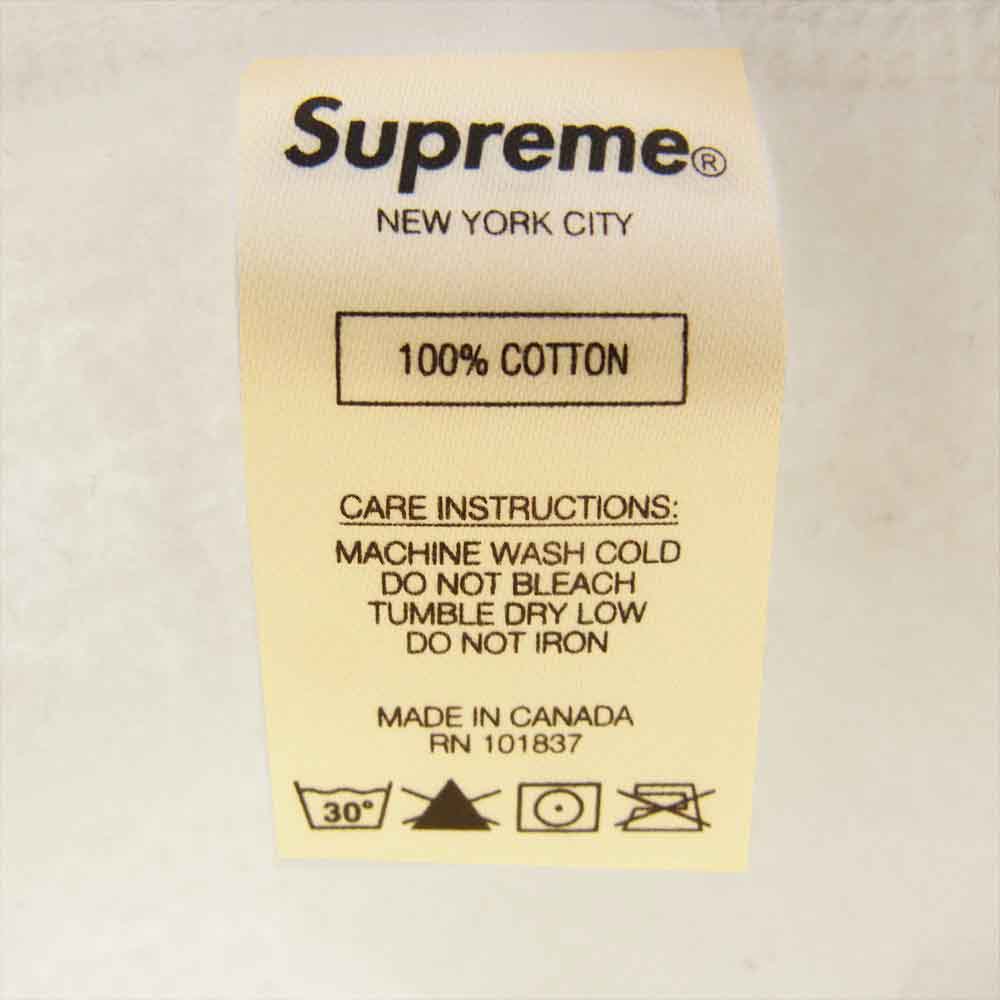 Supreme シュプリーム 20AW S Logo Hooded Sweatshirt Sロゴ フーデッド スウェットシャツ パーカー オフホワイト系 M【中古】