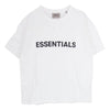 FEAR OF GOD フィアオブゴッド ESSENTIALS エッセンシャルズ ラバーロゴ ラバーパッチ 半袖 Tシャツ ホワイト系 M【中古】