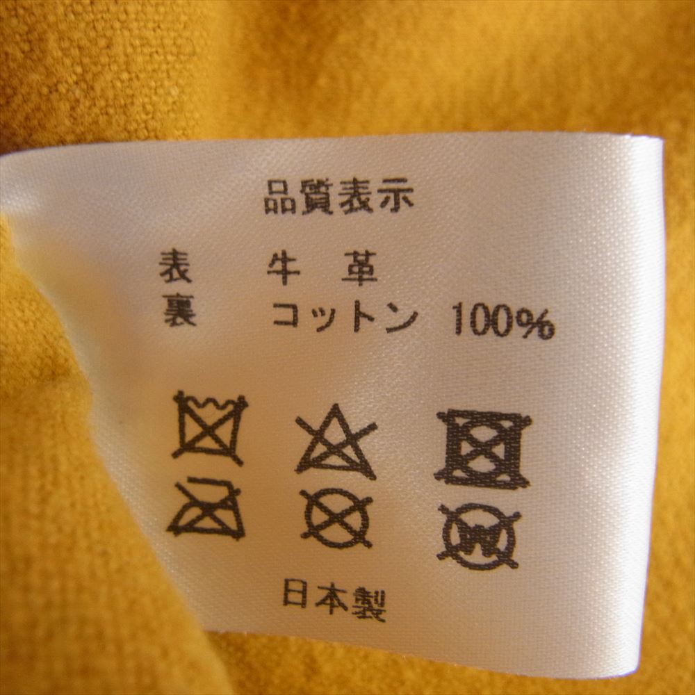 天神ワークス C`MAN COACHING JACKET カウレザー コーチ ジャケット エメラルドグリーン系 40【中古】