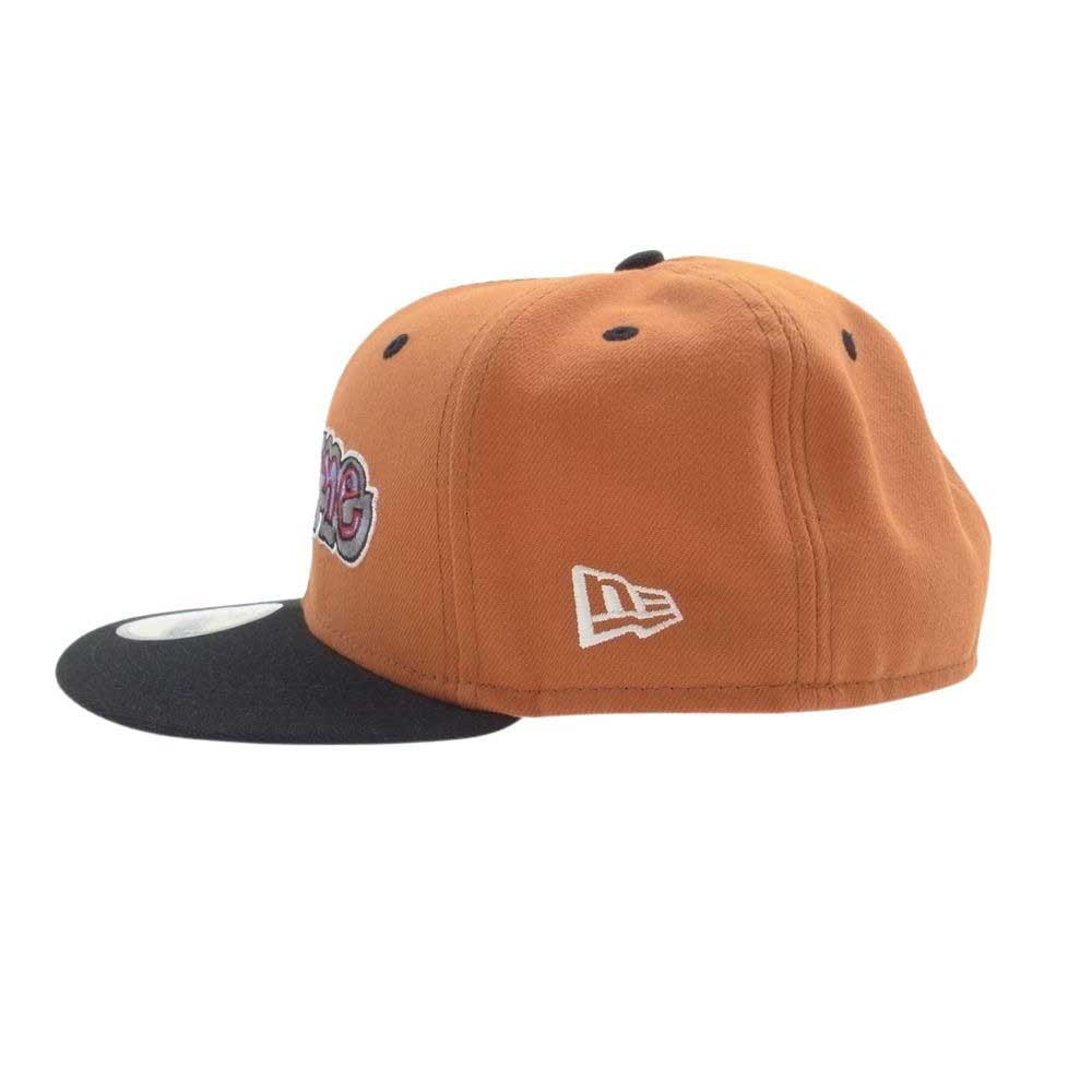 Supreme シュプリーム 21SS GONZ LOGO New Era ゴンズ ロゴ ニューエラ キャップ  オレンジ系 57.7cm【中古】