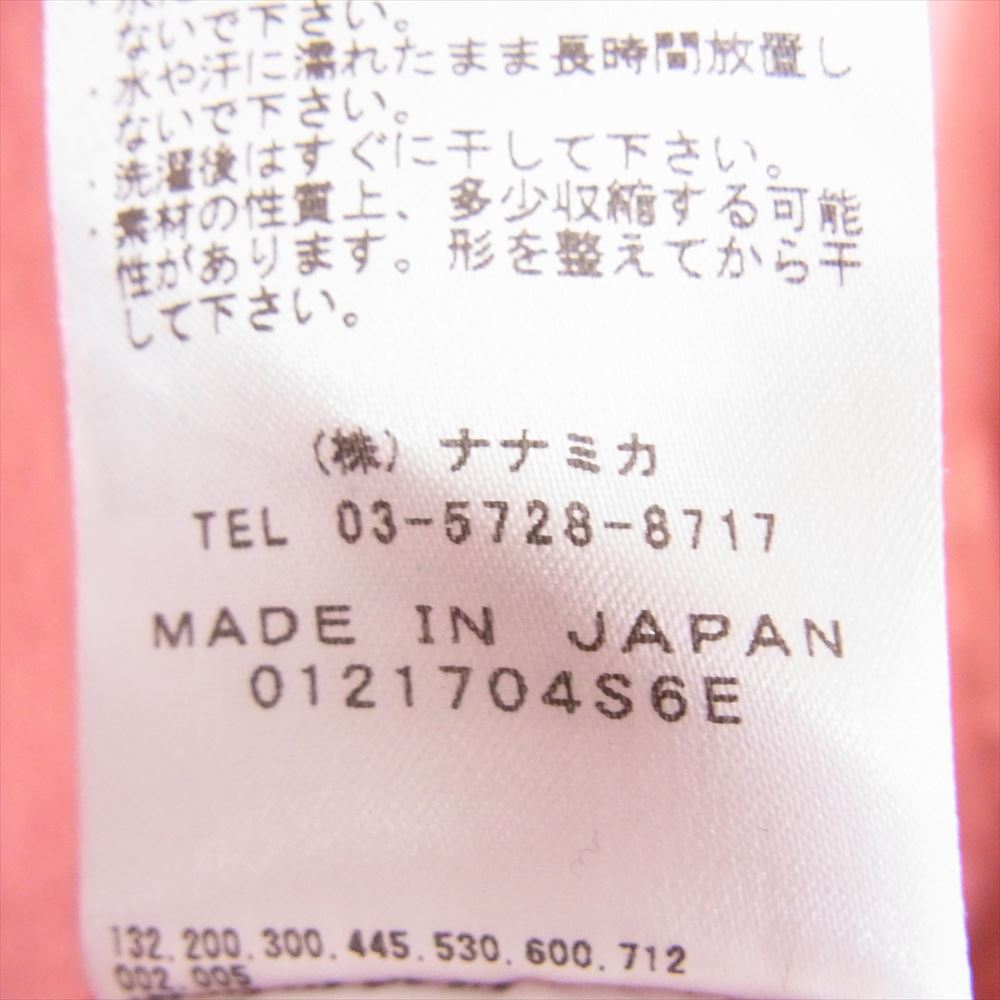 THE NORTH FACE ノースフェイス NT3103N PURPLE LABEL パープルレーベル 7oz H/S Pocket Tee 7オンス ヘビー ポケット クルーネック 半袖 Tシャツ レッド系 L【中古】