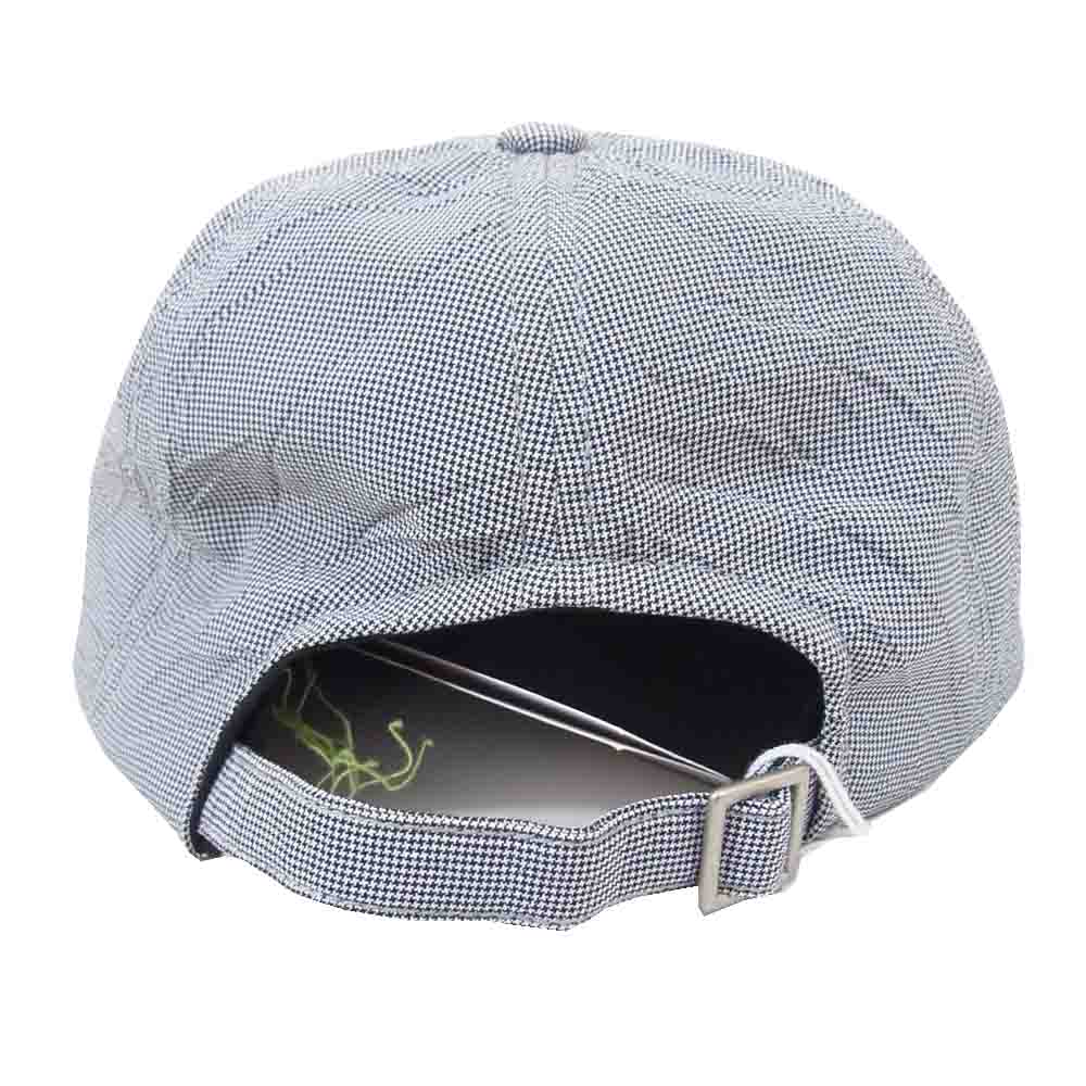 ト―ナイ 23SS TOH23SS-10 千鳥格子 レーヨン 6パネル キャップ ブラック系 F【新古品】【未使用】【中古】