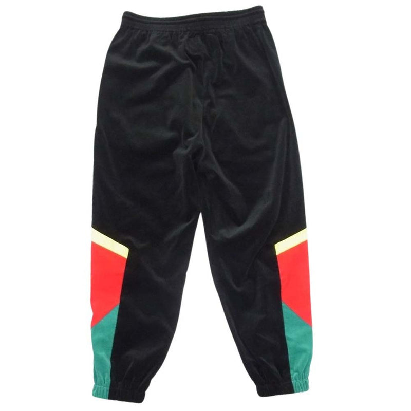 WACKO MARIA ワコマリア 23AW 23FW-WMO-TP06 VELVETEEN TRACK PANTS ロゴ刺繍 ベルベット トラックパンツ ブラック系 M【新古品】【未使用】【中古】