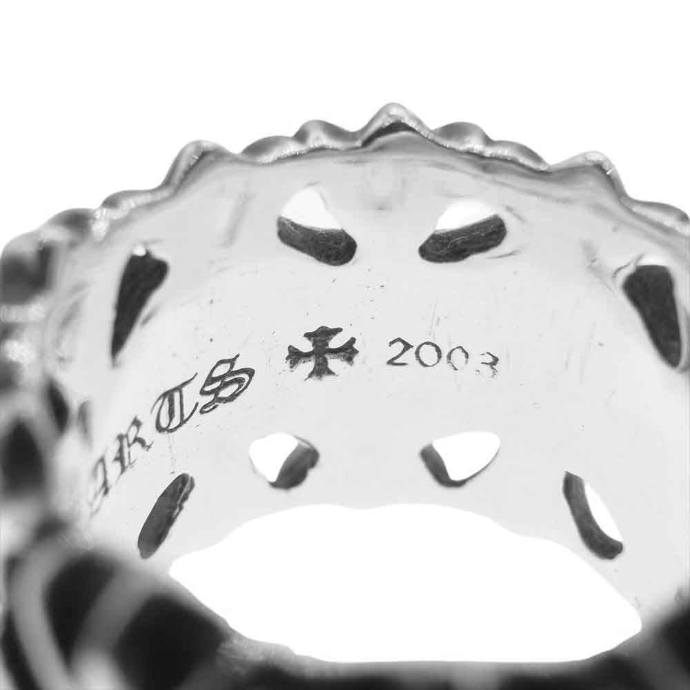 CHROME HEARTS クロムハーツ（原本有） CEMETERY セメタリー クロス リング シルバー系 15号【中古】