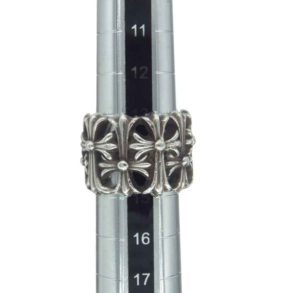 CHROME HEARTS クロムハーツ（原本有） CEMETERY セメタリー クロス リング シルバー系 15号【中古】
