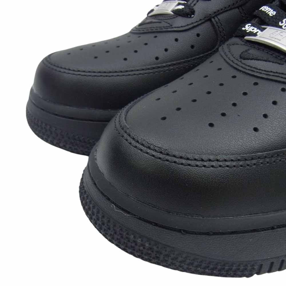 Supreme シュプリーム CU9225-001 Nike Air Force 1 Low Black  ナイキ エアフォース1 ロー ブラック ローカット スニーカー ブラック系 26.5cm【新古品】【未使用】【中古】