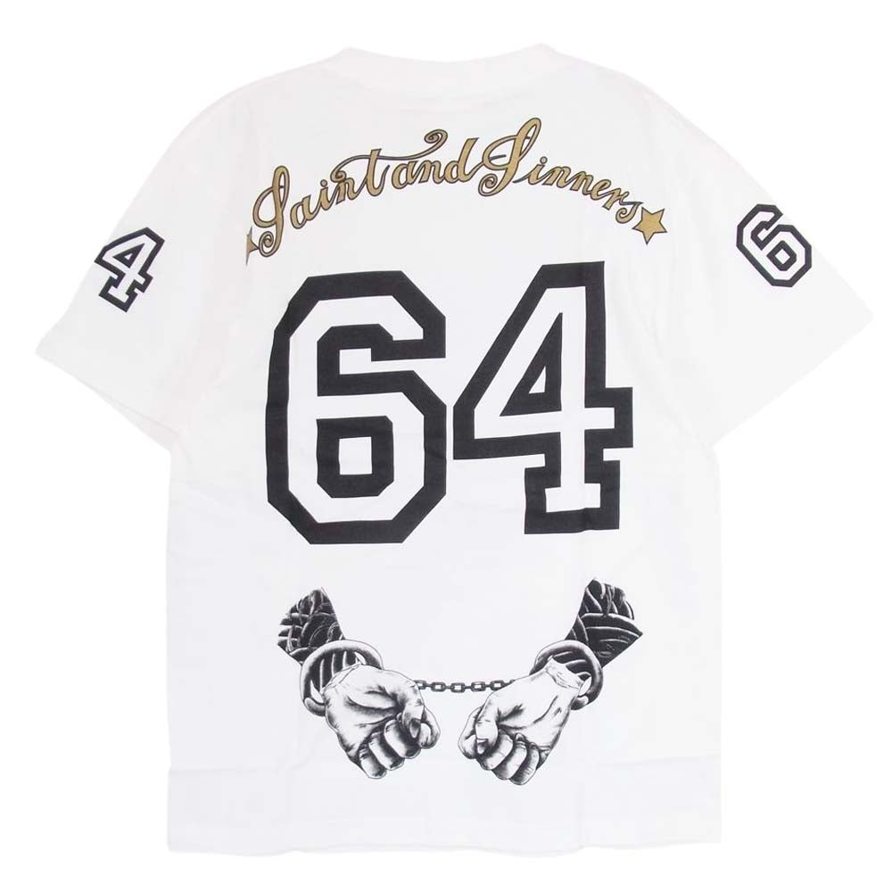 ソフトマシーン SINNERS-T シナーズ 半袖 Tシャツ ホワイト系 M【新古品】【未使用】【中古】