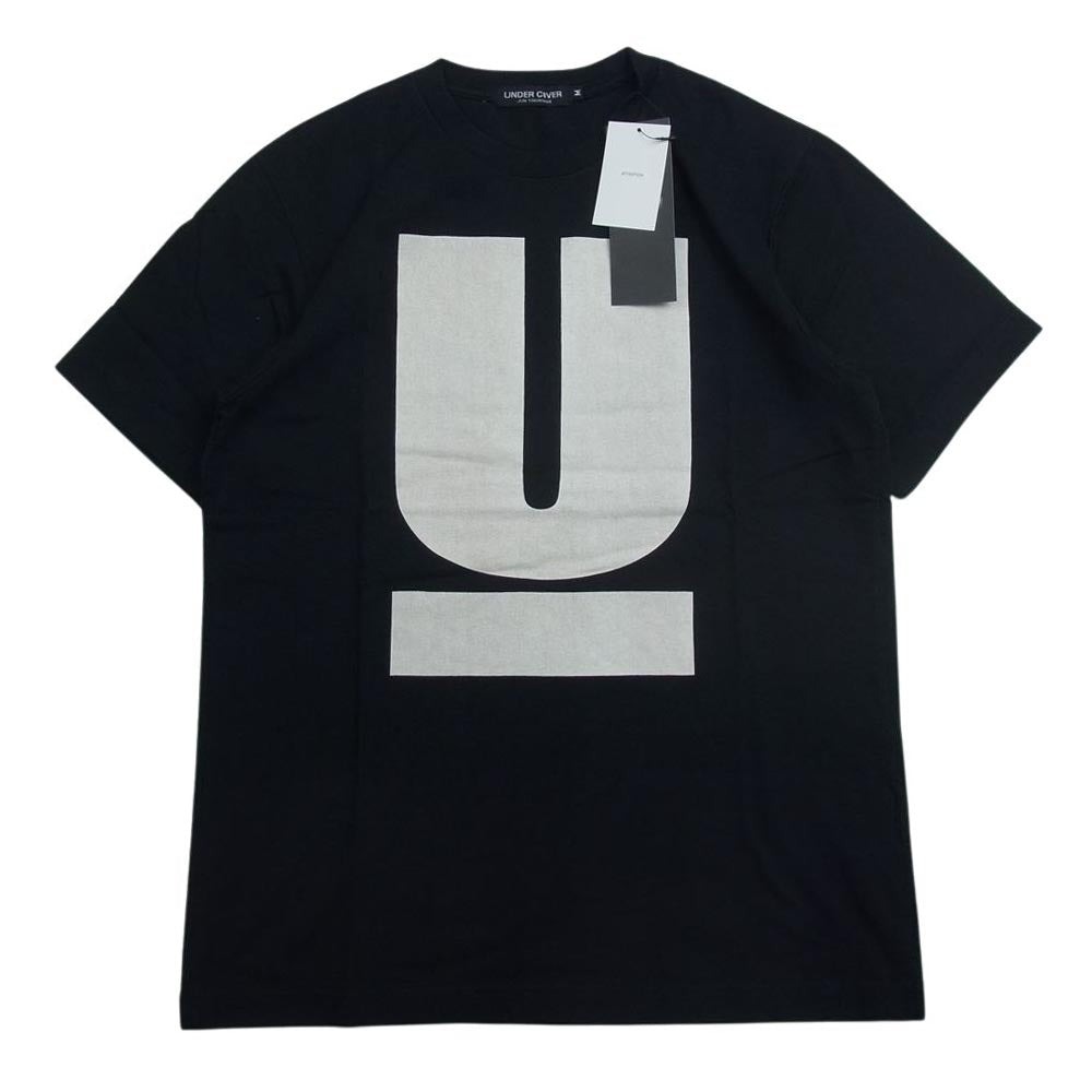 UNDERCOVER アンダーカバー K9812 Uロゴ プリント 半袖 Tシャツ ブラック系 M【新古品】【未使用】【中古】