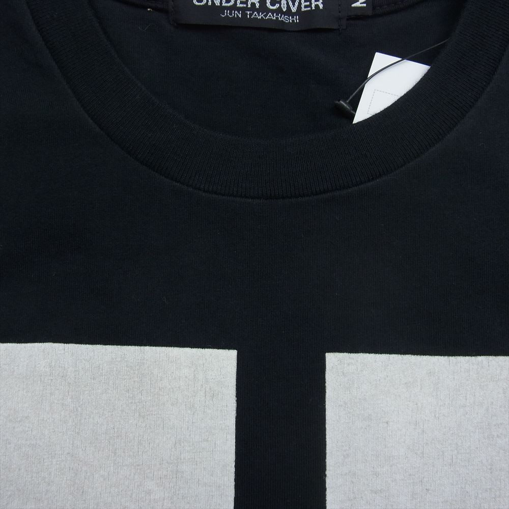 UNDERCOVER アンダーカバー K9812 Uロゴ プリント 半袖 Tシャツ ブラック系 M【新古品】【未使用】【中古】