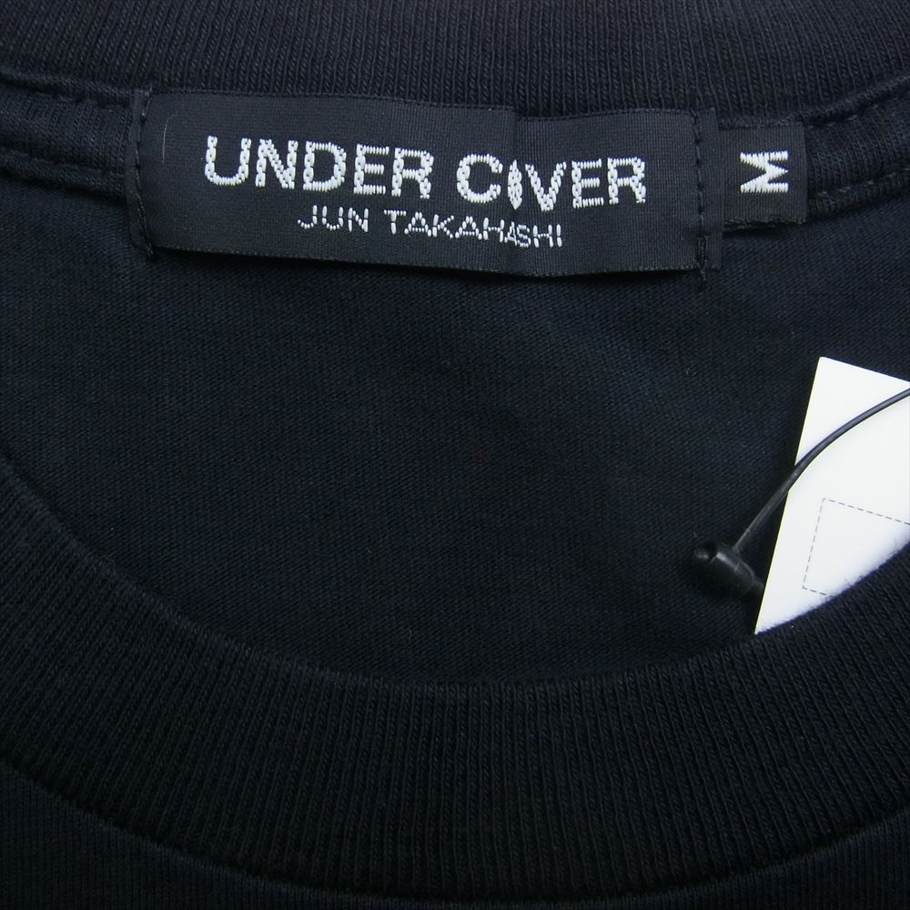 UNDERCOVER アンダーカバー K9812 Uロゴ プリント 半袖 Tシャツ ブラック系 M【新古品】【未使用】【中古】