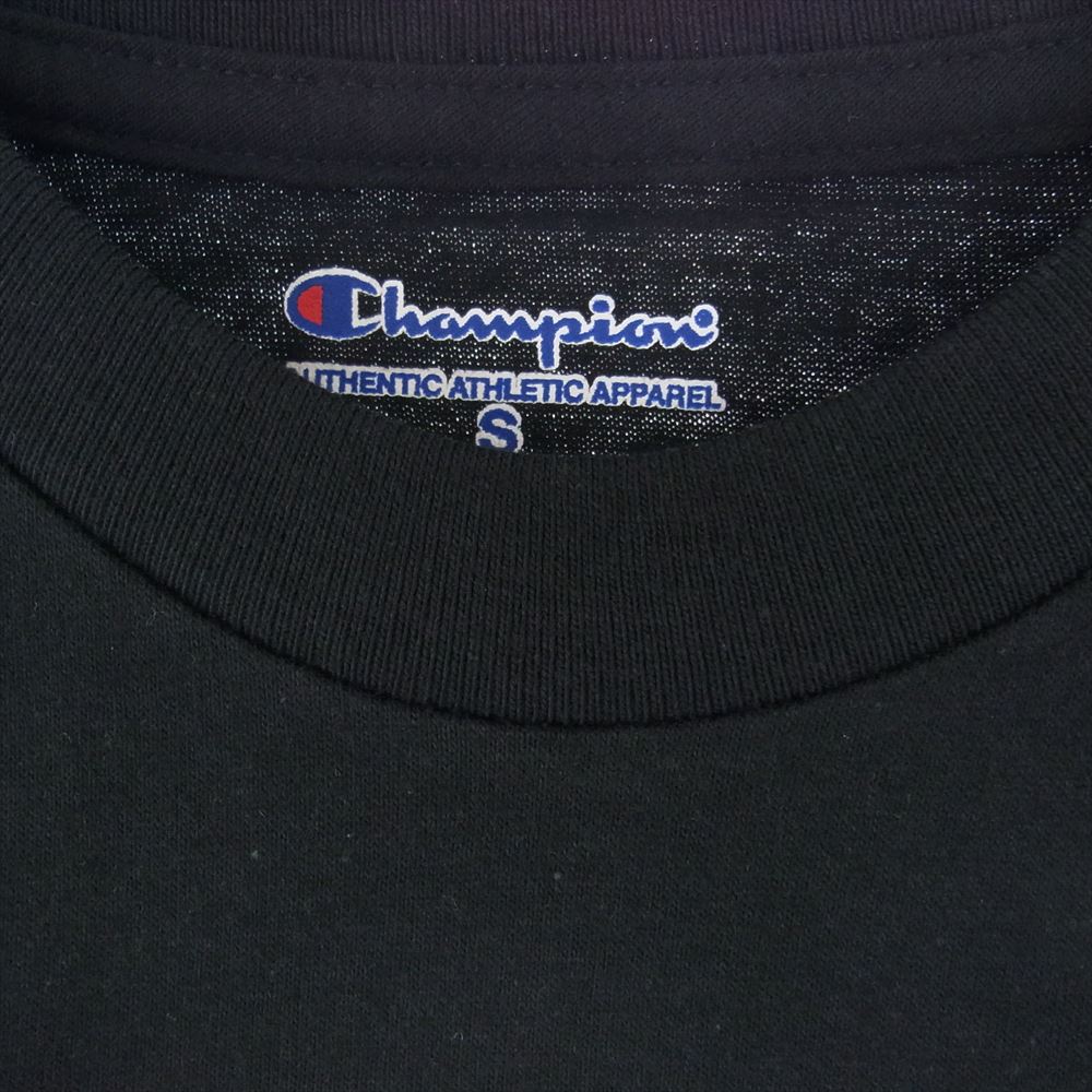 Supreme シュプリーム 19SS Champion Chrome Tee チャンピオン クロム 半袖 Tシャツ ブラック系 S【極上美品】【中古】
