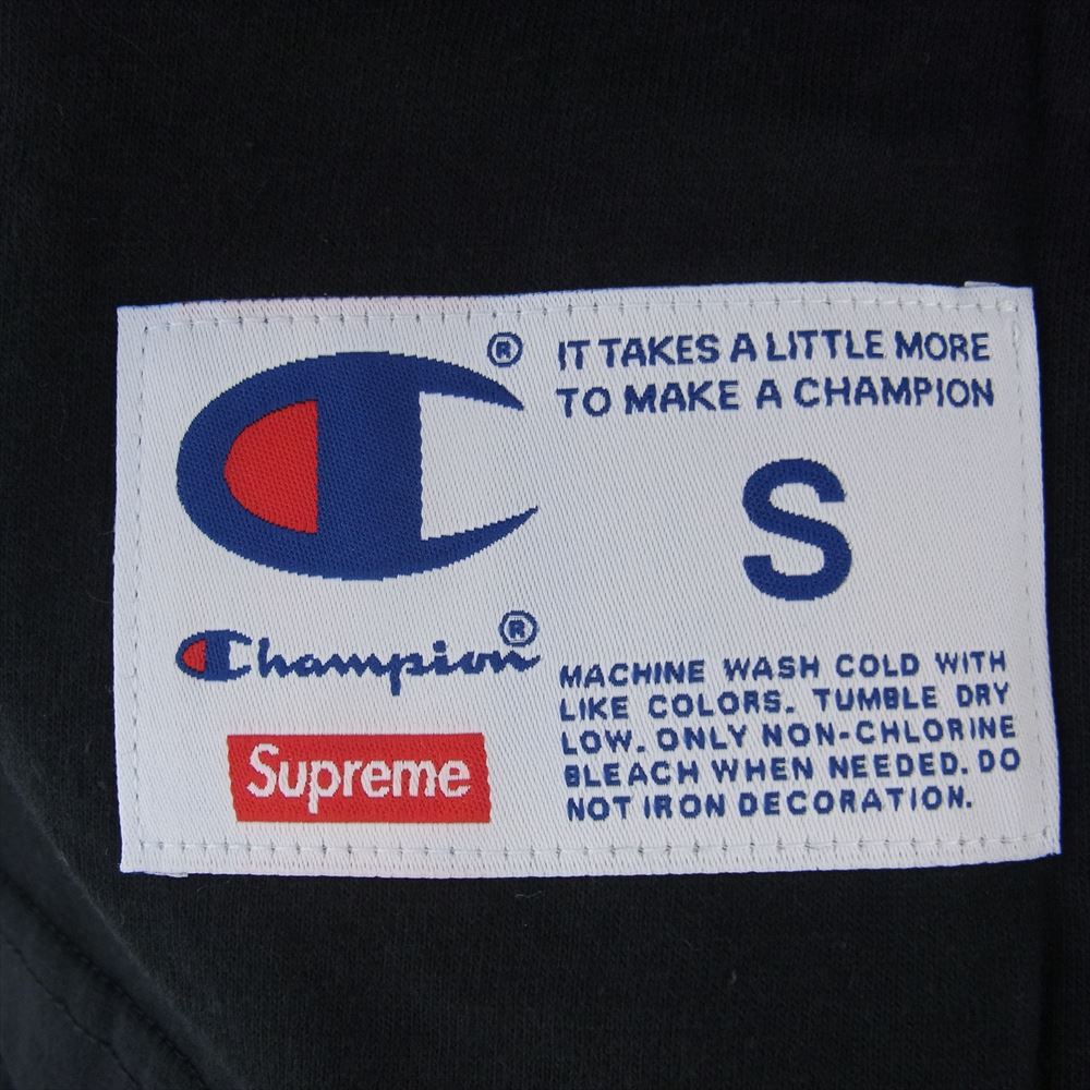 Supreme シュプリーム 19SS Champion Chrome Tee チャンピオン クロム 半袖 Tシャツ ブラック系 S【極上美品】【中古】