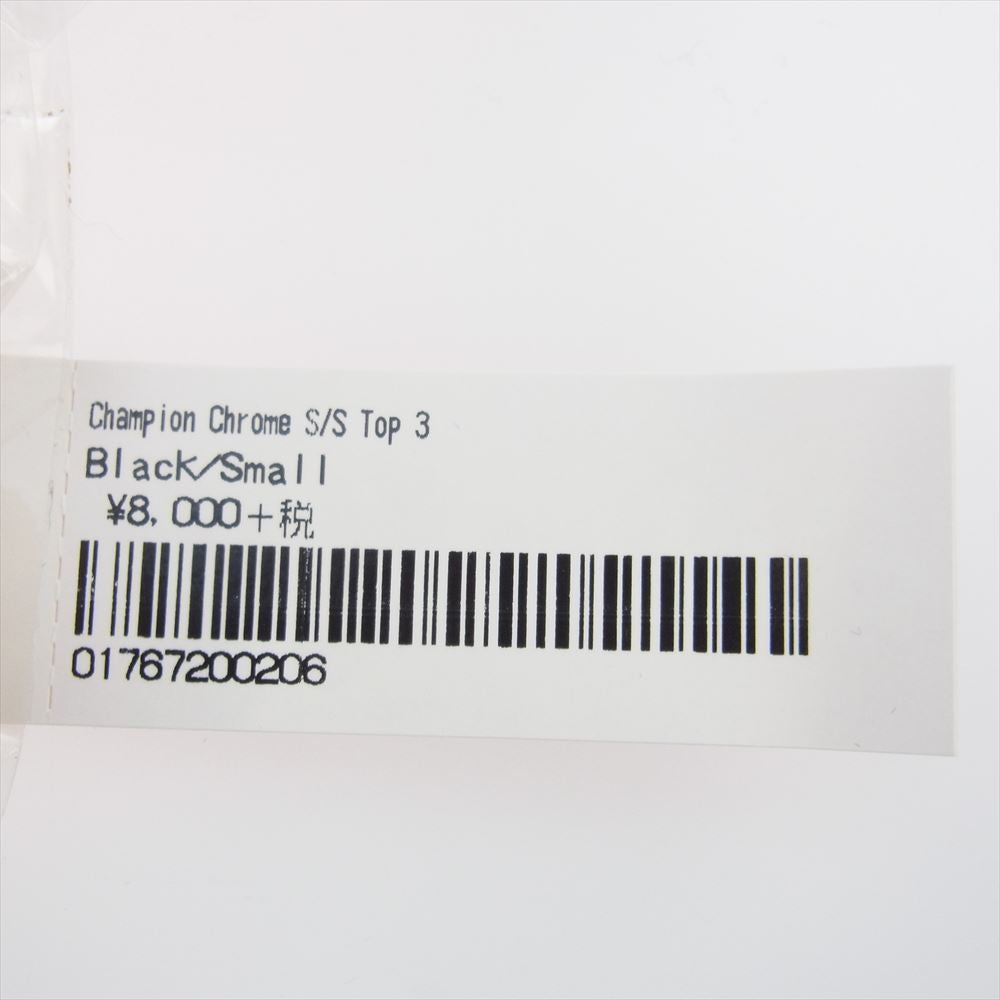 Supreme シュプリーム 19SS Champion Chrome Tee チャンピオン クロム 半袖 Tシャツ ブラック系 S【極上美品】【中古】