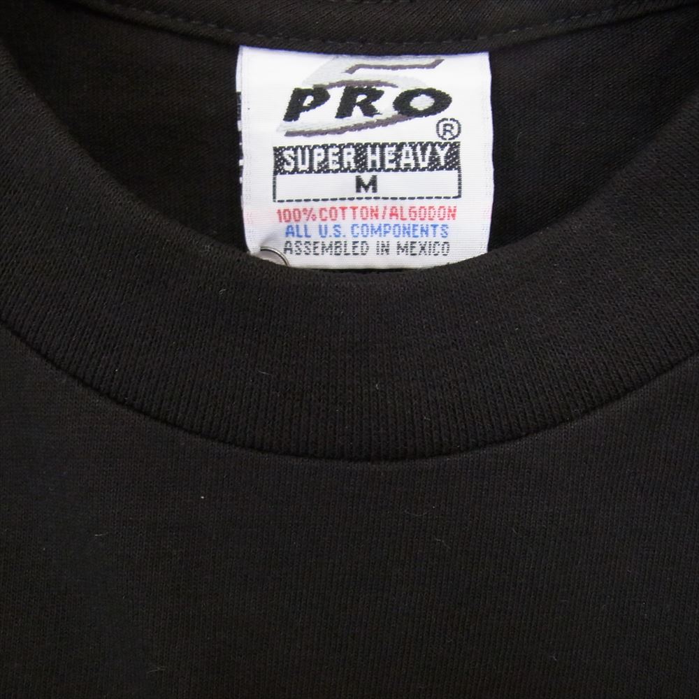 TENDERLOIN テンダーロイン 18SS  T-TEE TQD サークル フォトグラフィック クルーネック ロゴ プリント 半袖 Tシャツ ブラック系 M【新古品】【未使用】【中古】
