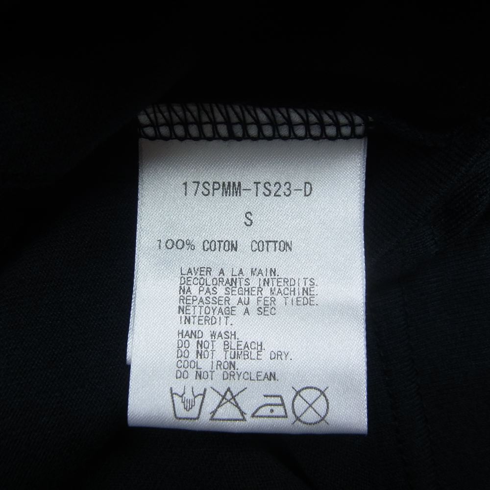 mastermind JAPAN マスターマインドジャパン 17SPMM-TS23-D × SENSE センス ダメージ加工 スカル ロゴ プリント 半袖 Tシャツ ブラック系 S【新古品】【未使用】【中古】