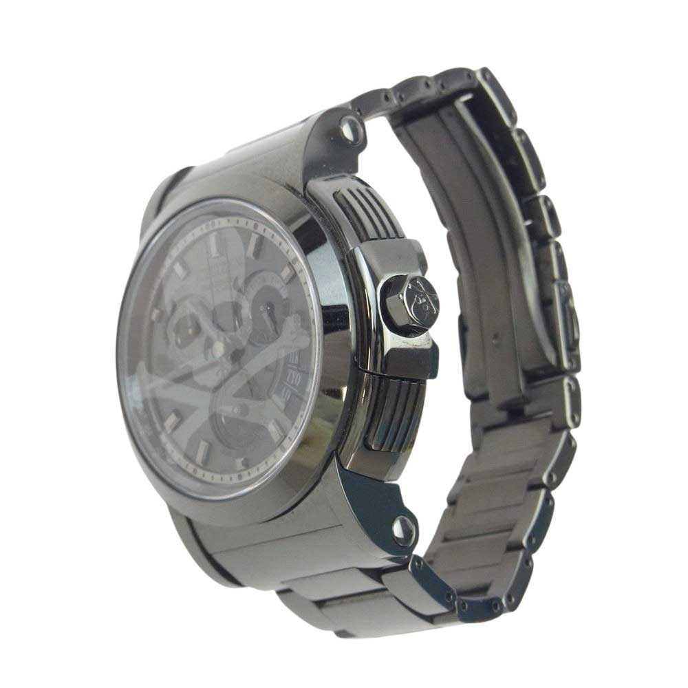 CITIZEN シチズン H610 × MASTERMIND JAPAN マスターマインド 80周年記念 アナログ 腕時計 ブラック系【極上美品】【中古】