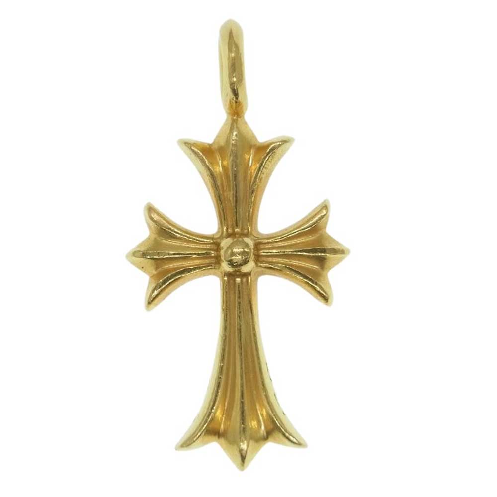 CHROME HEARTS クロムハーツ（原本無） 22K TNY CRSF P/DMND タイニーファットクロス パヴェダイヤ ペンダントトップ ゴールド系【中古】