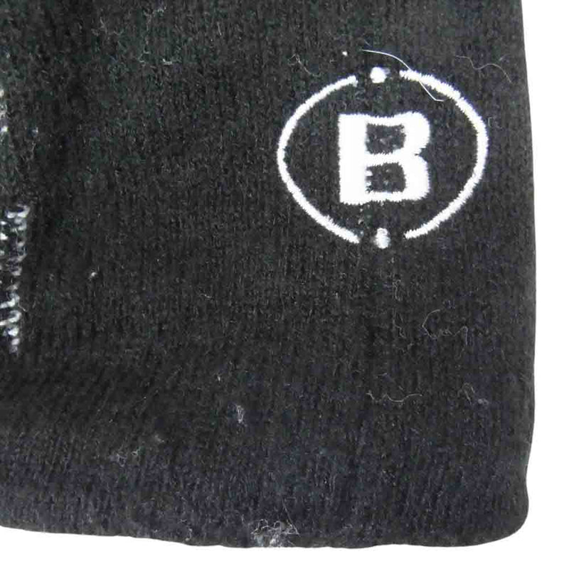 BRIEFING ブリーフィング GOLF ゴルフ ロゴ ニットキャップ 帽子 ブラック系 FREE【中古】