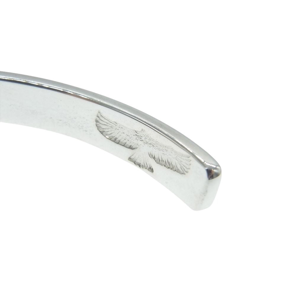 TARO WASHIMI ワシミタロウ 鷲見太郎 ギャランティ付属 M arabesque design 5mm bangle moon stone M アラベスク バングル ムーンストーン シルバー系【中古】