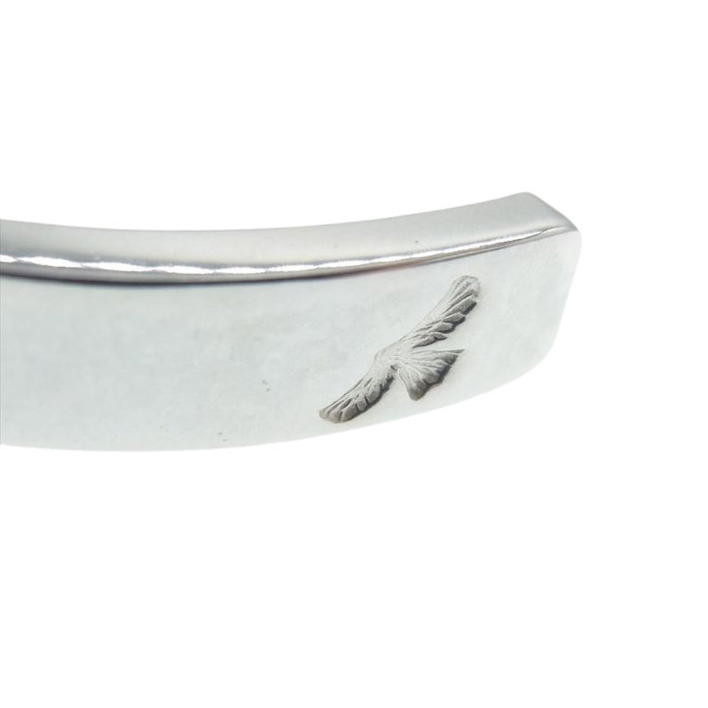 TARO WASHIMI ワシミタロウ 鷲見太郎 ギャランティ付属 M arabesque design 5mm bangle moon stone M アラベスク バングル ムーンストーン シルバー系【中古】