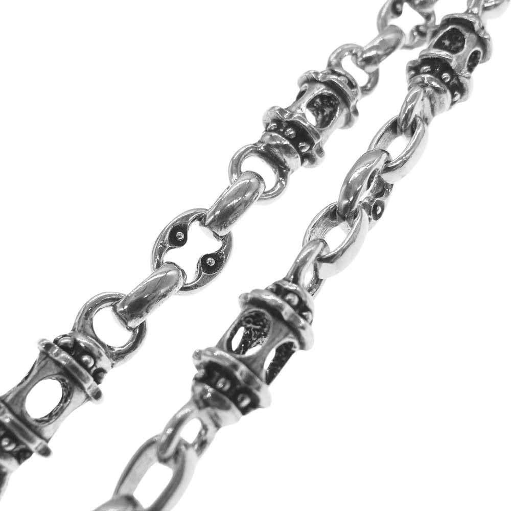 ギャランティ付属 STN028-60 ランタンリンク チェーン 60cm シルバー系【中古】