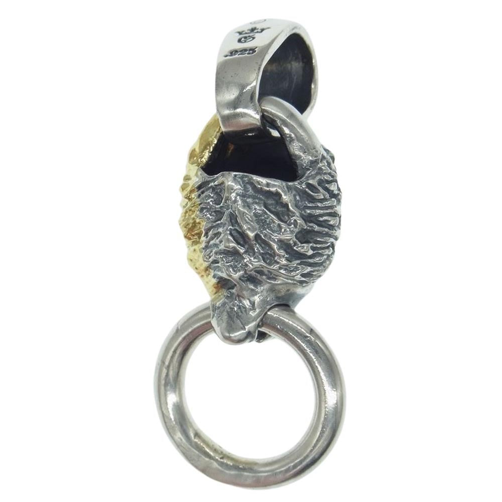 GABOR ガボール GABORATORY ガボラトリーホールディング ギャランティ付属 24K Pure Gold Wrap Lion Pendant ピュアゴールドラップ ライオン ペンダントトップ シルバー系 ゴールド系【中古】