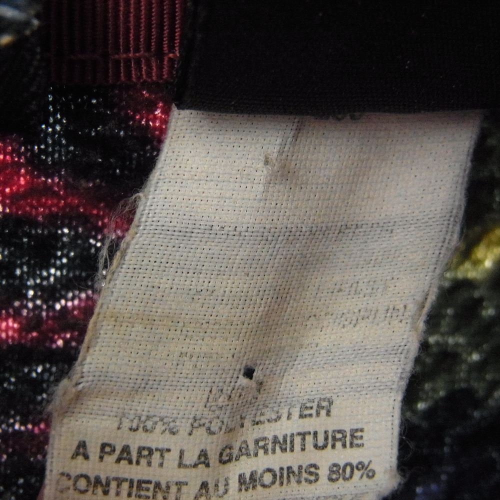 patagonia パタゴニア 96年 アメリカ製 SYNCHILLA シンチラ スナップ T  総柄 フリース プルオーバー ジャケット マルチカラー系 XL【中古】