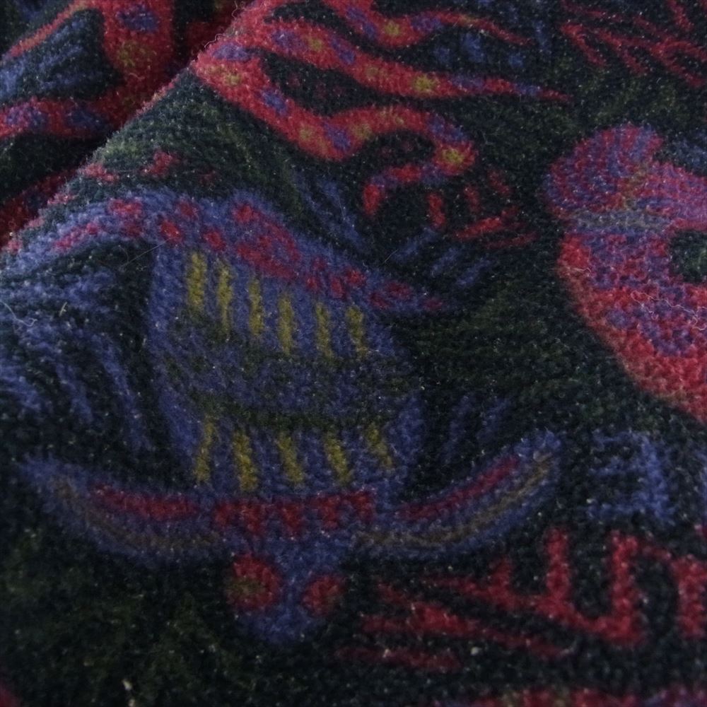 patagonia パタゴニア 96年 アメリカ製 SYNCHILLA シンチラ スナップ T  総柄 フリース プルオーバー ジャケット マルチカラー系 XL【中古】