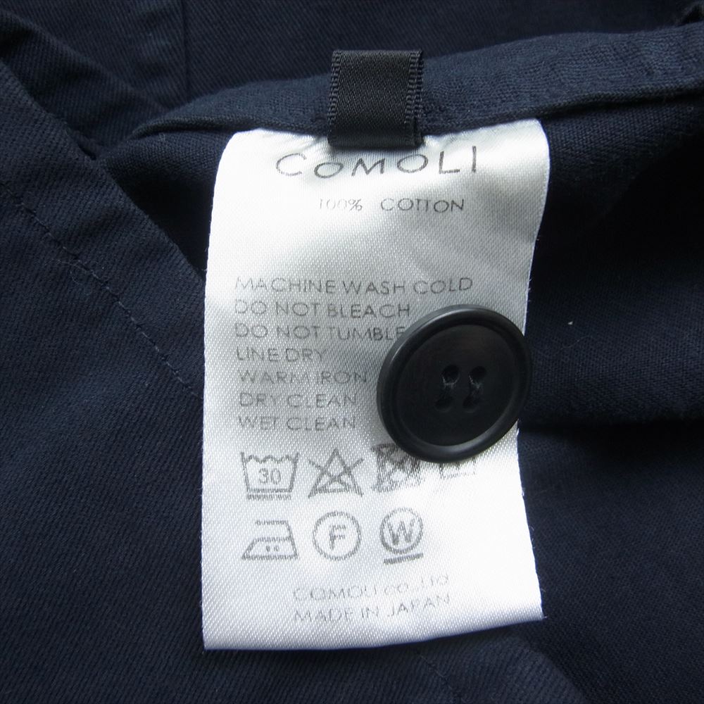 COMOLI コモリ 23AW Y03-01005 コットン 3B 製品染め ジャケット